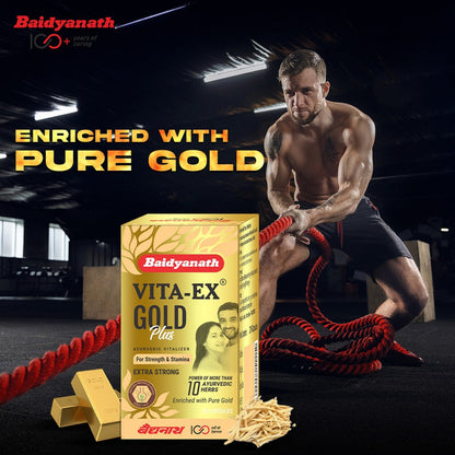 Baidyanath Vita Ex Gold Plus Capsules - 20 caps