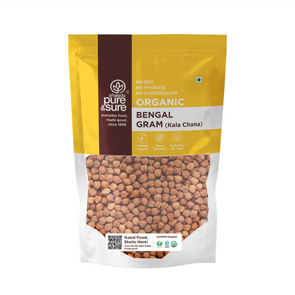 Pure & Sure Organic Bengal Gram - 500 gm