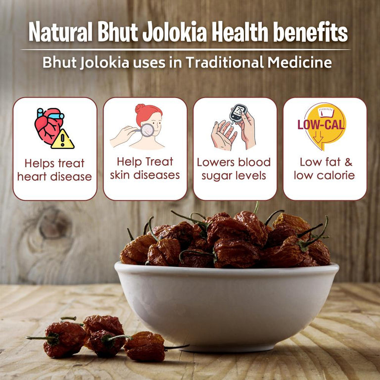 IKAI Natural Bhut Jholokia (King Chilli) - 25 gm