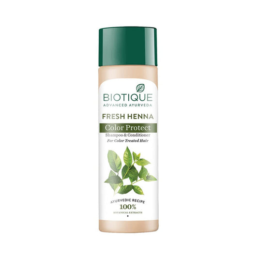 Biotique Bio Henna Leaf Fresh Texture Shampoo and Conditioner - 120 ml