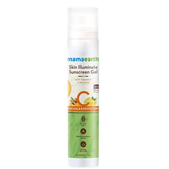 Mamaearth Skin Illuminate Sunscreen Gel with SPF 50, Pa+++ - 50 gm