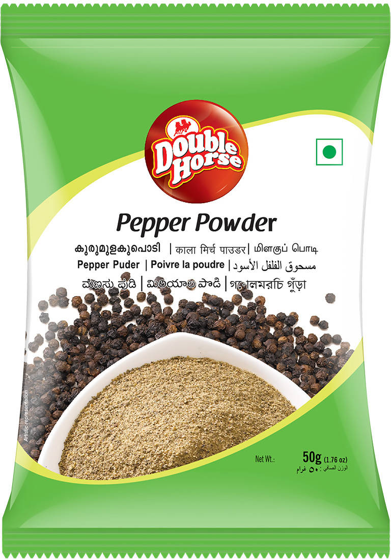 Double Horse Pepper Powder - 50 gm