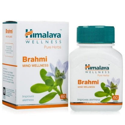 Himalaya Wellness Pure Herbs Brahmi Mind Wellness - Pack of 1 - 60 tabs