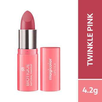 Biotique Magicolor Lipstick - Twinkle Pink - 4.2 gm