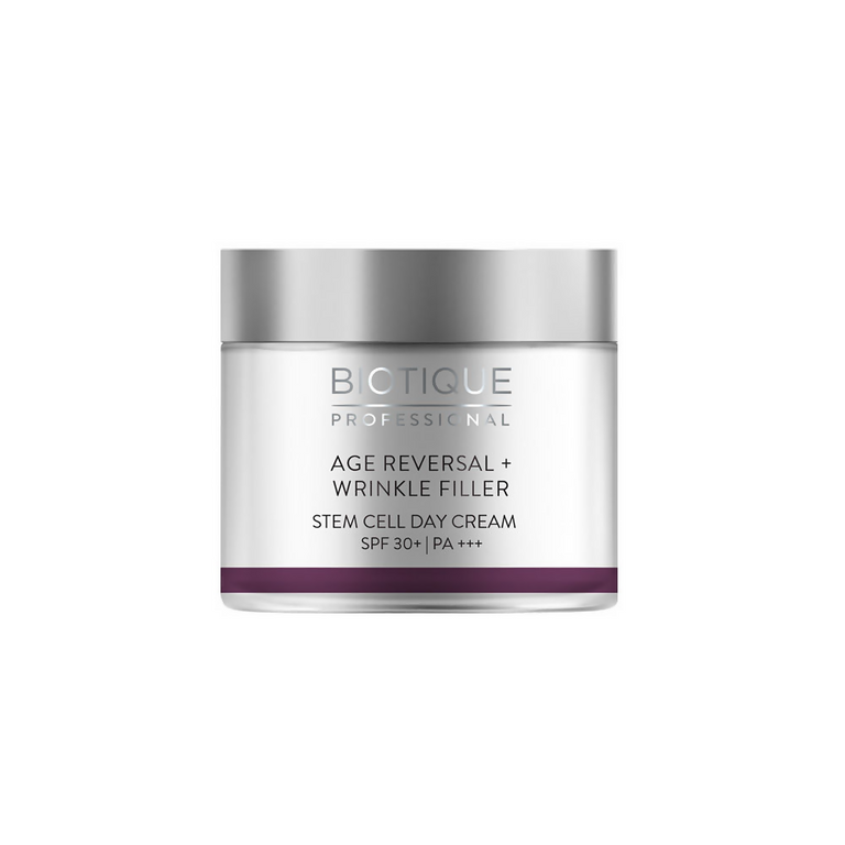 Biotique Professional Age Reversal + Wrinkle Filler Stem Cell Day Cream SPF 30 - 50 gm
