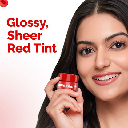 Mamaearth Cherry Moisture Therapy Lip Balm with Cherry & Vitamin E For Dry & Chapped Lips - 15 gm