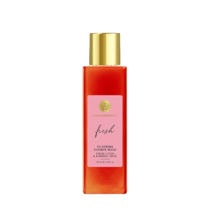 Forest Essentials Silkening Shower Wash Fresh Litchi & Buransh Juice - 100 ml