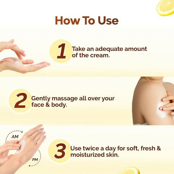 Mamaearth Vitamin C Daily Glow Light Moisturizing Cream with Turmeric & Vitamin C For Skin Brightening - 50 gm