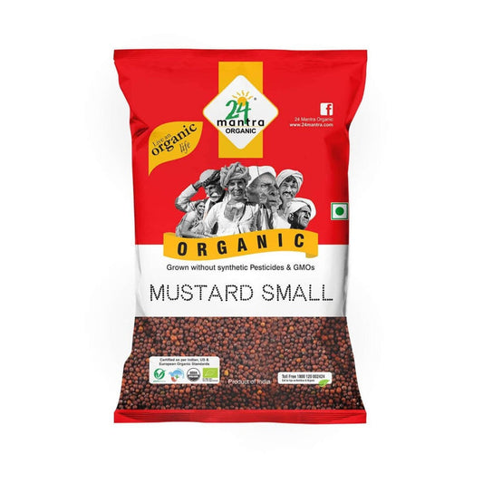 24 Mantra Organic Mustard Seeds (Small) - 100 gm