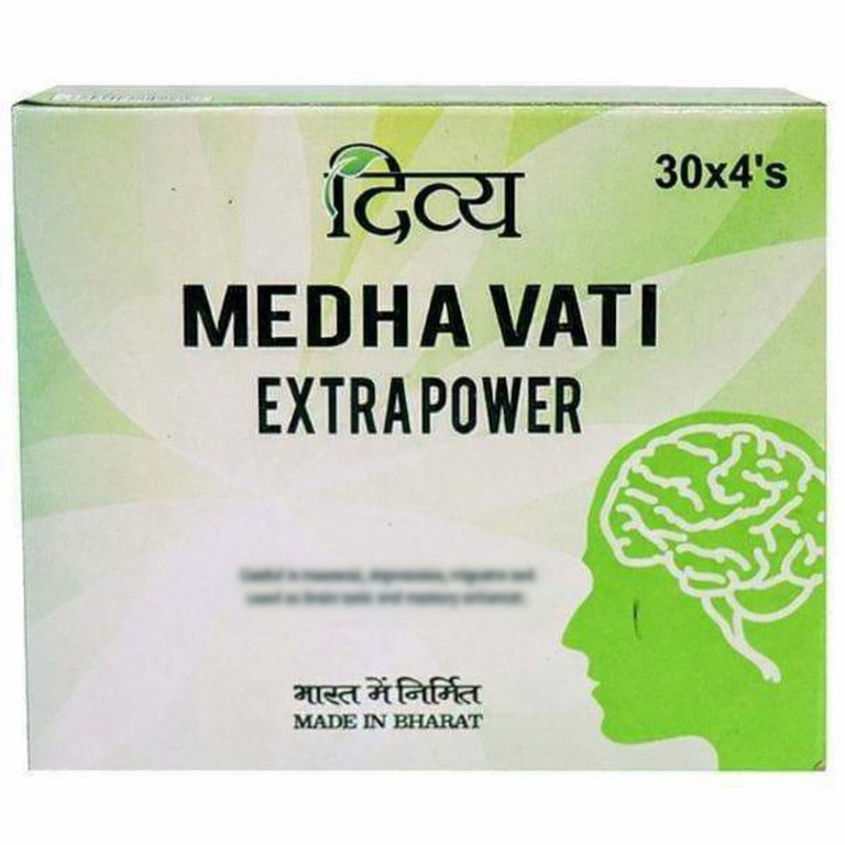 Patanjali Divya Medha Vati Extra Power - 120 tabs - Pack of 1