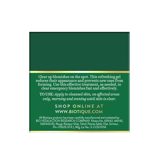 Biotique Advanced Organics Tea Tree Targeted Skin Clearing Gel - 15 gm