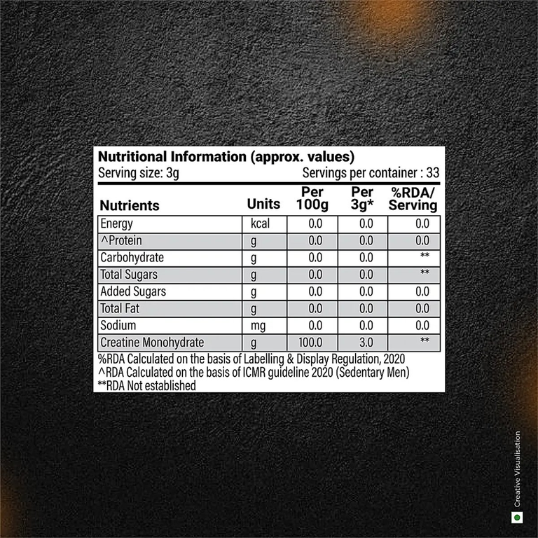 Patanjali Nutrela Sports Creatine Monohydrate - 100 gm