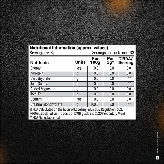 Patanjali Nutrela Sports Creatine Monohydrate - 100 gm