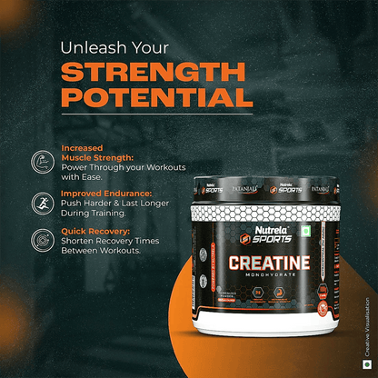 Patanjali Nutrela Sports Creatine Monohydrate - 100 gm