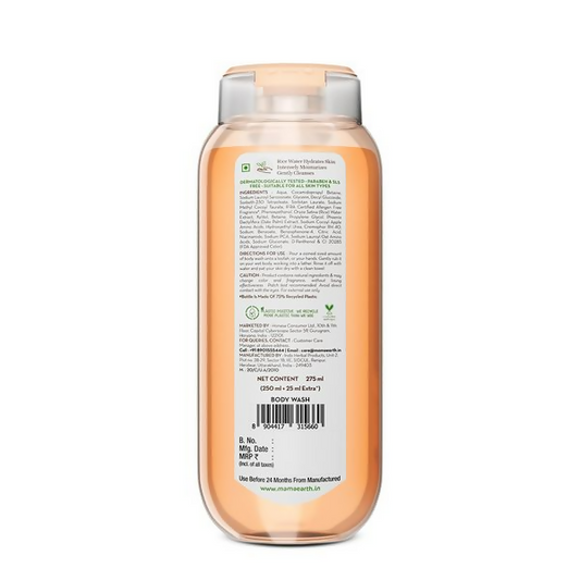 Mamaearth Rice Water Moisturizing Body Wash with Rice Water & Hydrating Lily For Dewy Glass Skin - 250 ml