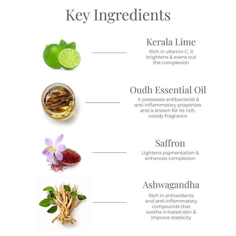 Forest Essentials After Bath Oil Lime Saffron & Oudh - 50 ml