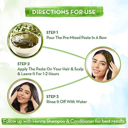Mamaearth Natural Henna Paste For Rich Naturally Colored Hair - 200 gm