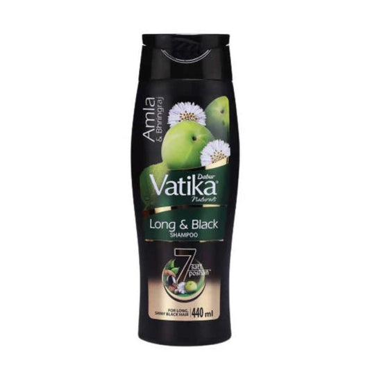 Dabur Vatika Long & Black Shampoo - 180 ml