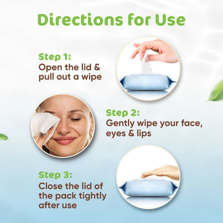 Mamaearth Micellar Gentle Makeup Remover Wipes - 30 pcs