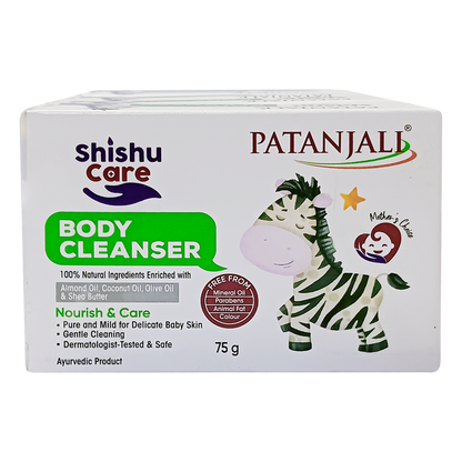 Patanjali Shishu Care Body Cleanser - 75 gm - Pack of 4