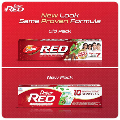 Dabur Red Paste, (Buy 3 Get 1 Free) - 150 gm - set of 4