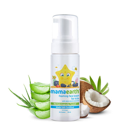 Mamaearth Foaming Baby Face Wash For Deeply Cleanses, Soothes Skin & Tear-Free Formula - 150 ml