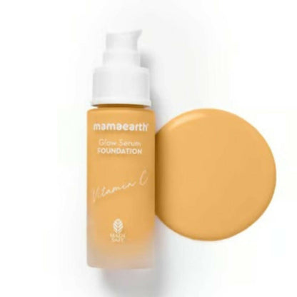 Mamaearth Glow Serum Foundation + Glow Oil Control Compact Combo - Ivory Glow - Combo