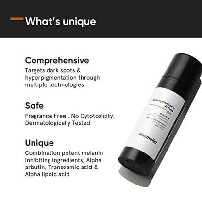 Minimalist Anti-Pigmentation Actives 08% Face Cream - 30 ml