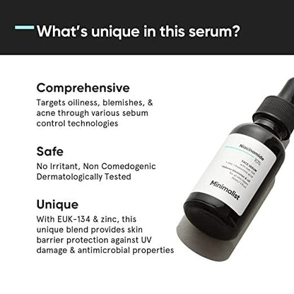 Minimalist 10% Niacinamide Face Serum - 30 ml