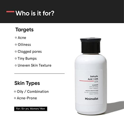 Minimalist 2% Salicylic Acid Face Wash - 100 ml