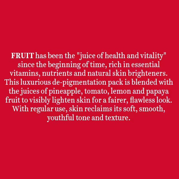Biotique Advanced Ayurveda Fruit Brightening Depigmentation & Tan Removal Face Pack - 50 gm