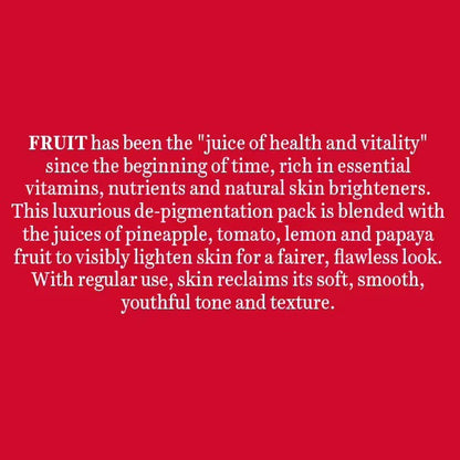 Biotique Advanced Ayurveda Fruit Brightening Depigmentation & Tan Removal Face Pack - 50 gm