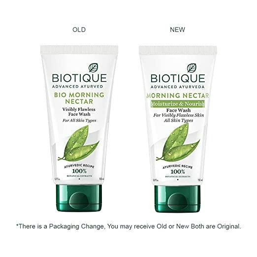 Biotique Advanced Ayurveda Bio Morning Nectar Visibly Flawless Face Wash - 100 ml