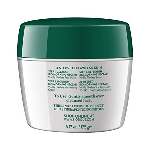 Biotique Advanced Ayurveda Bio Morning Nectar Visibly Flawless Moisturizing Cream - 50 gm