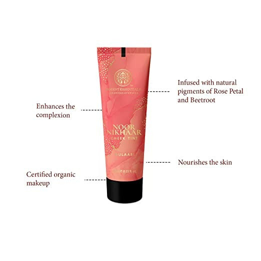 Forest Essentials Gulaabi Noor Nikhaar Cheek Tint - 10 ml