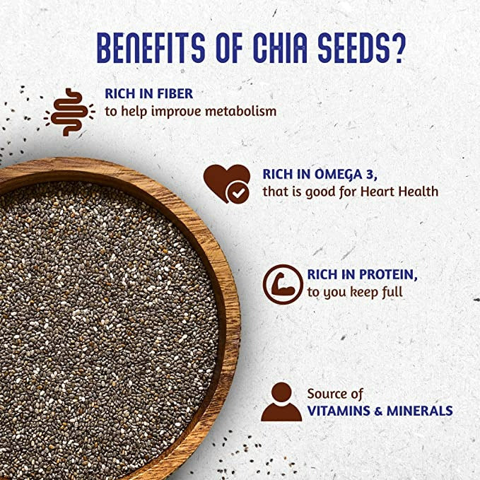 Dabur Real Health Chia Seeds - 250 gm