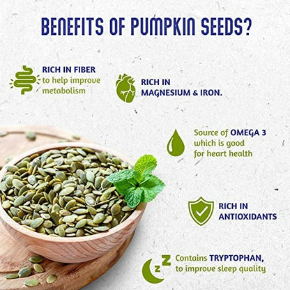 Dabur Real Health Roasted Pumpkin Seeds - 250 gm