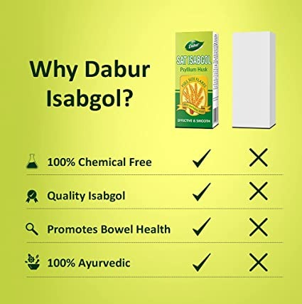 Dabur Sat Isabgol - 180 gm