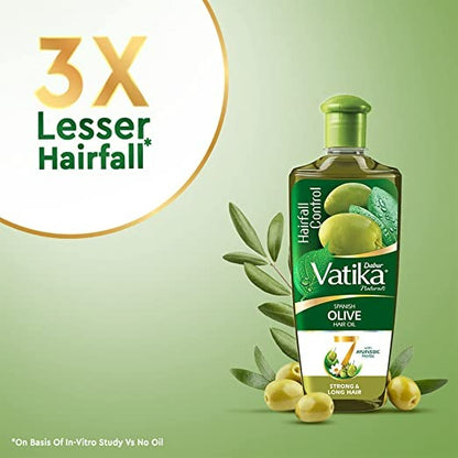 Dabur Vatika Natural Spanish Olive Hair Oil - 300 ml