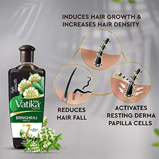 Dabur Vatika Naturals Bhringraj Hair Oil - 300 ml