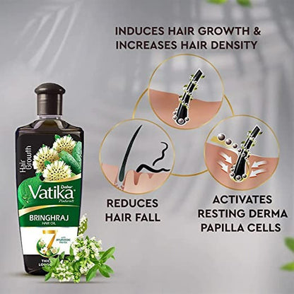 Dabur Vatika Naturals Bhringraj Hair Oil - 300 ml