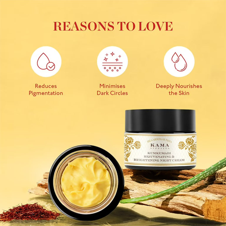 Kama Ayurveda Rejuvenating & Brightening Ayurvedic Night Balm - 30 ml