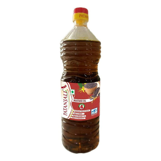 Patanjali Kachi Ghani Mustard Oil - 1 L