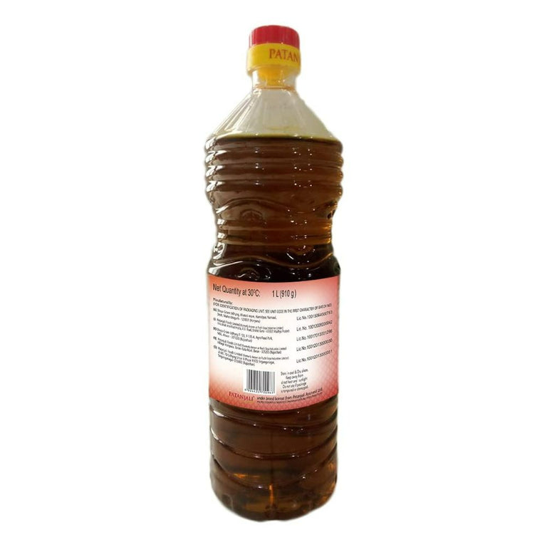 Patanjali Kachi Ghani Mustard Oil - 1 L