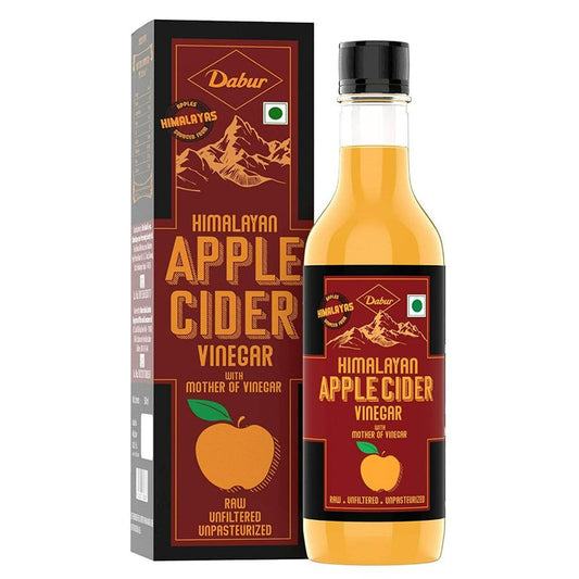 Dabur Himalayan Organic Apple Cider Vinegar with Mother Of Vinegar - 500 ml