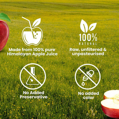 Dabur Himalayan Organic Apple Cider Vinegar with Mother Of Vinegar - 500 ml