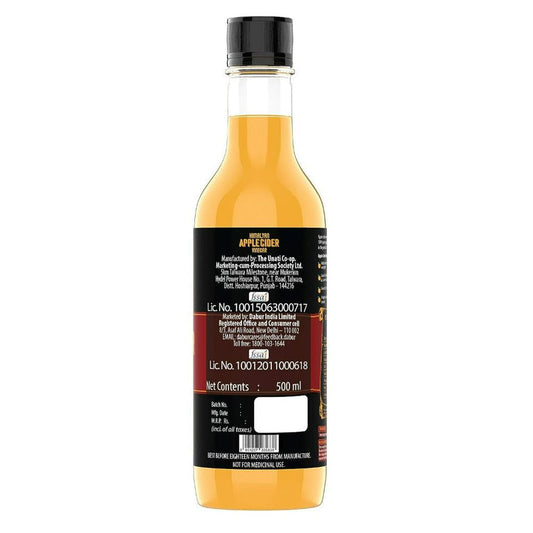 Dabur Himalayan Organic Apple Cider Vinegar with Mother Of Vinegar - 500 ml