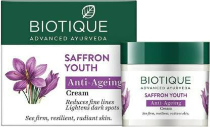 Biotique Saffron Youth Anti-Ageing Cream - 100 gm