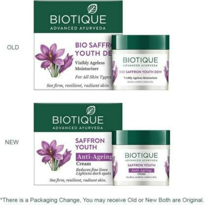 Biotique Saffron Youth Anti-Ageing Cream - 100 gm