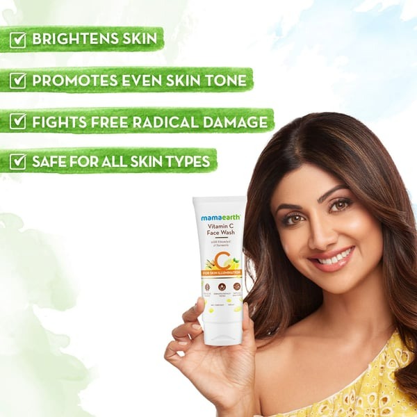 Mamaearth Vitamin C Face Wash For Skin Illumination - 50 ml - Pack of 1